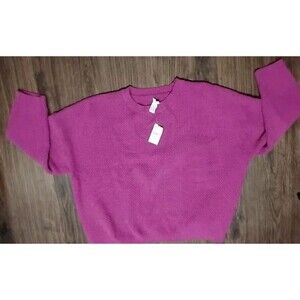 Rue + Sweater Womens plus size 4x pullover pink crewneck Rue21 NWT